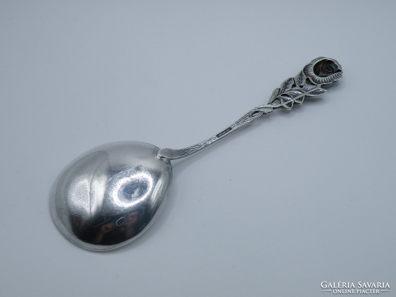 Uk00326 silver plated rose spoon