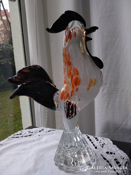 A giant Murano rooster from the 90s!