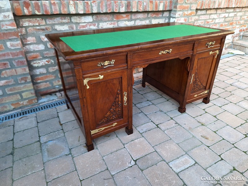 Art Nouveau desk restored