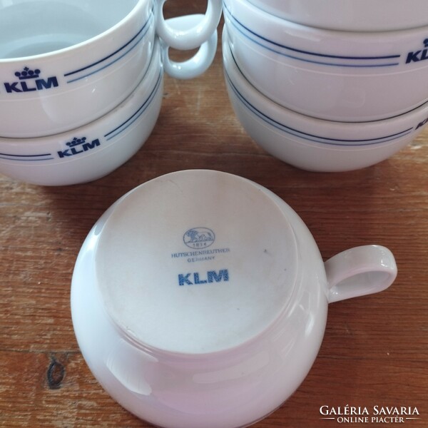 KLM teáscsésze szett 6+1 db