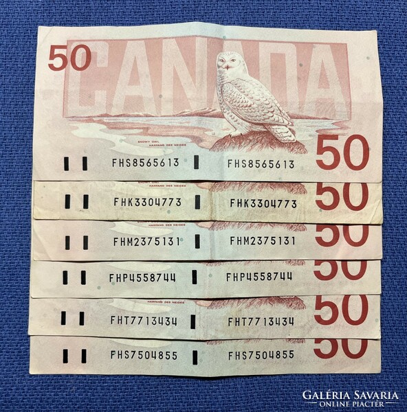 50 Canada Dollars 1988