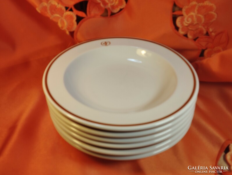 Alföldi Taverna thick, deep porcelain plate, 6 pcs
