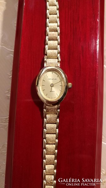 Geneva women's gold wristwatch, new, in box