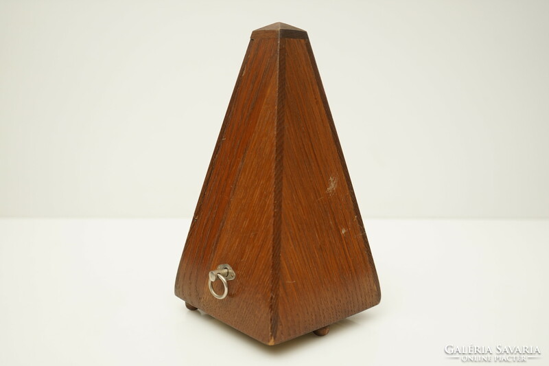 Mid century wittner metronome / retro old german / wooden / mechanical / works!