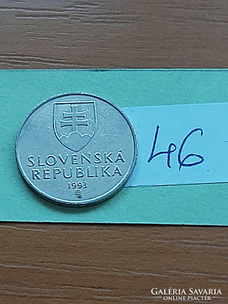Slovakia 2 crowns 1993 steel with nickel plating, Venus (Roman goddess of love) 46