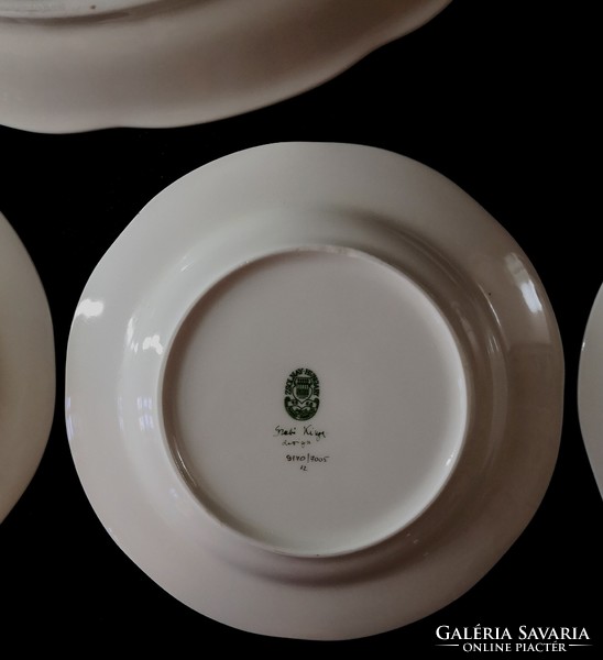 DT/425 – 6 személyes Zsolnay Főnix készlet csemege tányérokkal