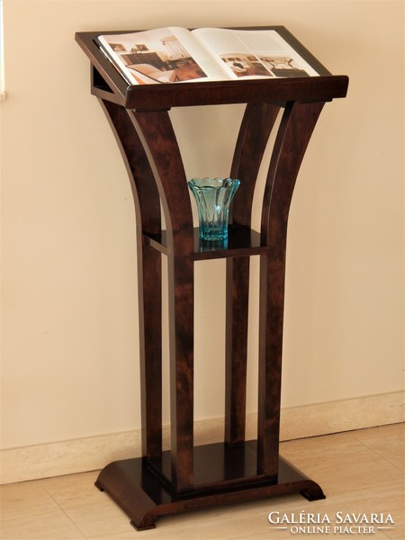 Art deco pulpit with cup holder. [M-14]