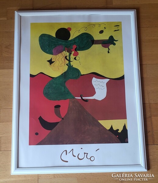 Jian miro art print, portrait of mistress mills in 1750