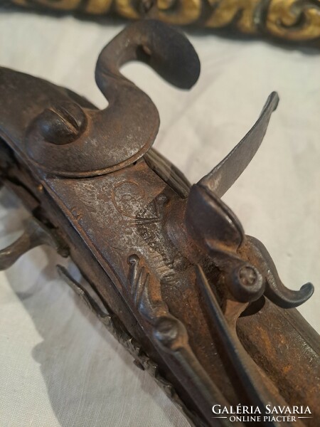 Original museum Balkan flintlock pistol
