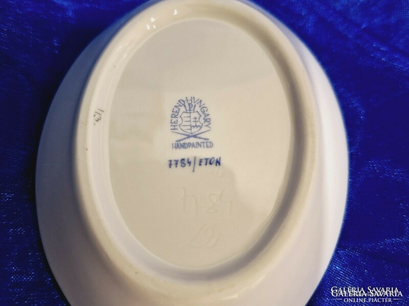 Herend Eton pattern, porcelain ashtray.