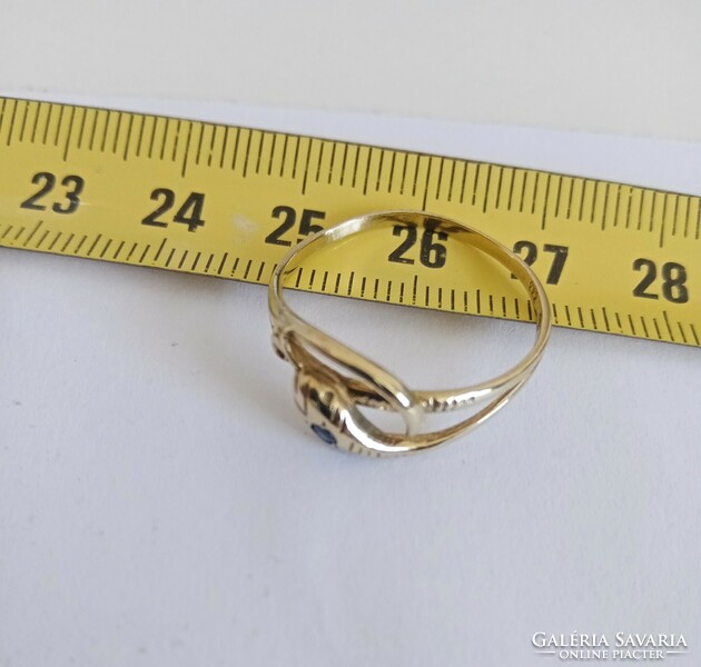 Snake gold ring, 8 carat