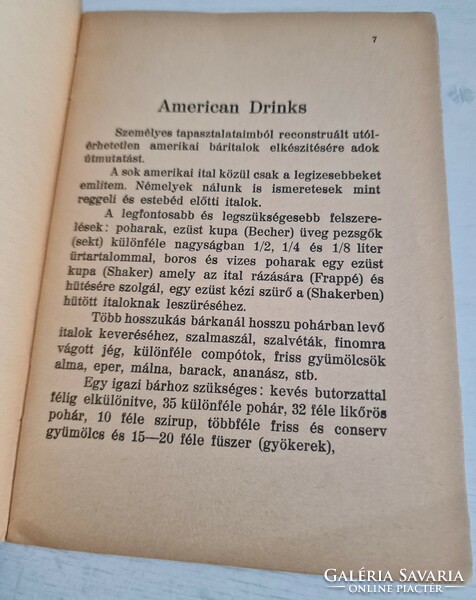 Schürger Rezső: A mixer. Coctail és baritalok kézikönyve (RENDKÍVÜL RITKA MIXERKÖNYV), 1929.GYŰJTŐI!