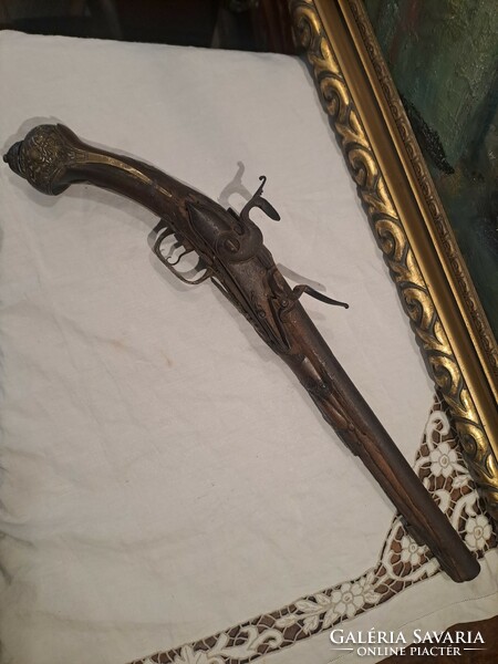 Original museum Balkan flintlock pistol