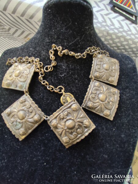 Vintage bronze necklace