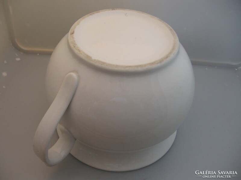 Retro porcelain potty, nightstand Zsolnay