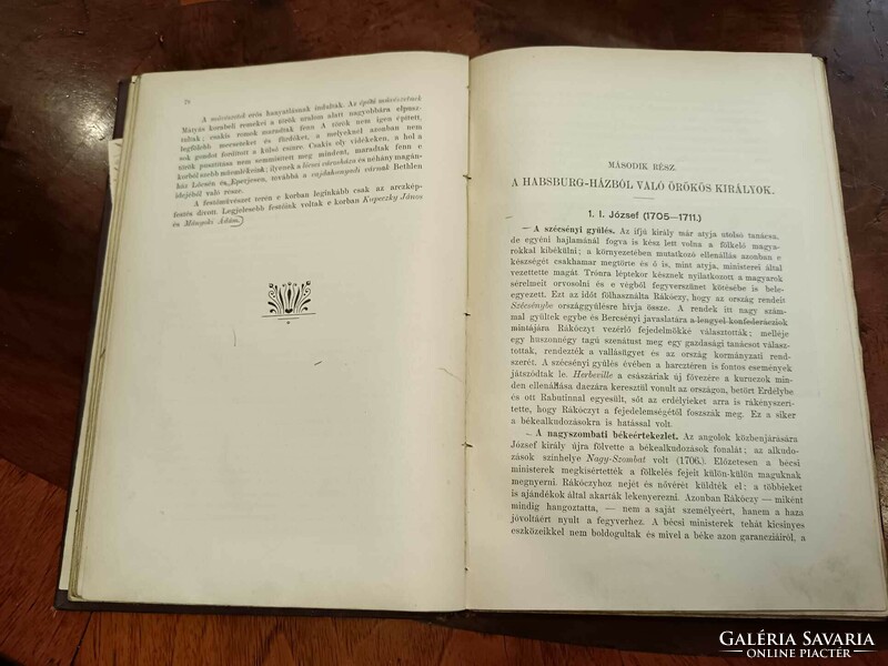 Vaszary kolos: history for the 4th grade of secondary schools, ii. Part, Fourth Edition, 1901