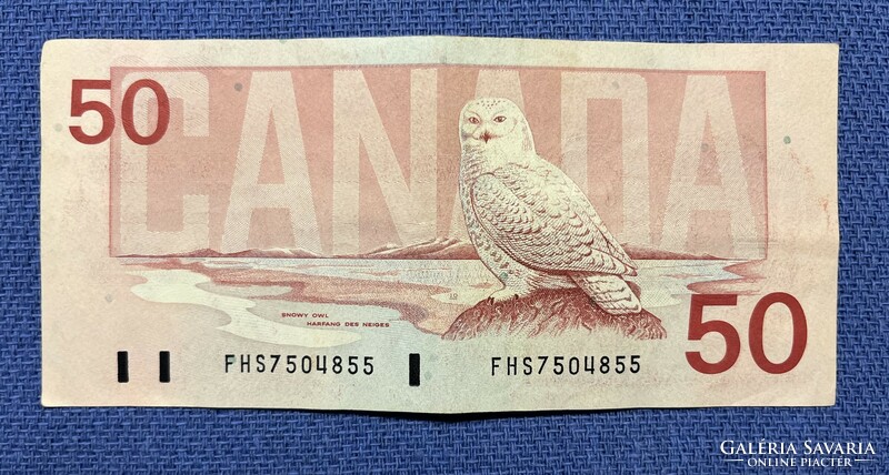 50 Canadian dollars 1988