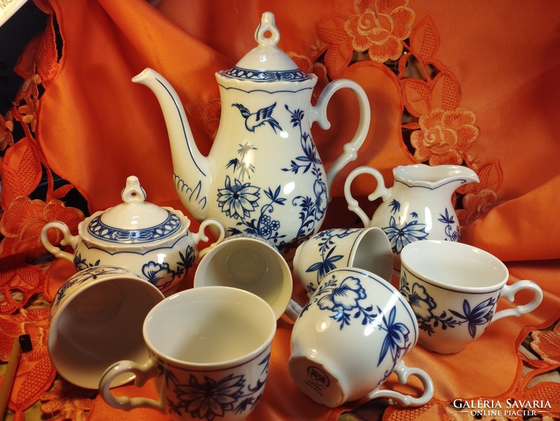 Beautiful mz 6-person porcelain coffee set