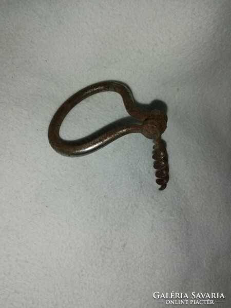 Vintage folding steel corkscrew