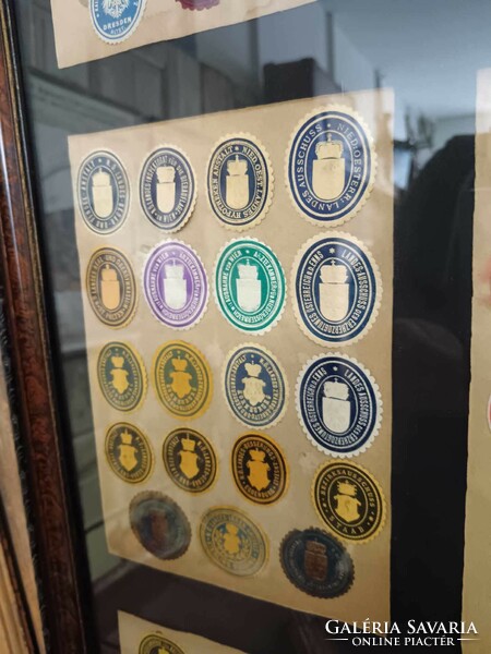 Levélzáró bélyegek, különböző országokból, 19. század végi, 20. század elejei gyűjtemény 2.