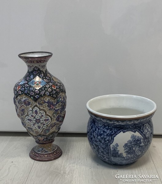 Vase and bowl