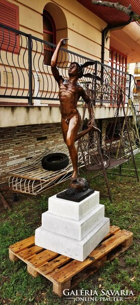 Hermes mythology - bronze statue