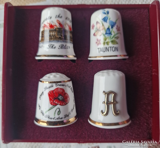 Porcelain thimble marked