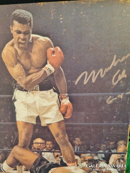 Mohamed Ali dekorációs  Vintage fém tábla ÚJ! (8)