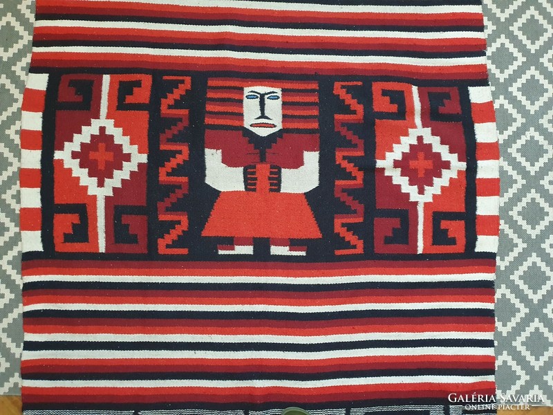 Mexikói  Indián gyapjúszőnyeg