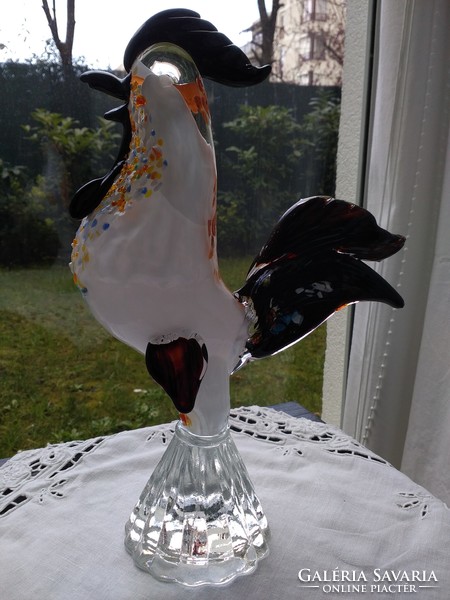 A giant Murano rooster from the 90s!