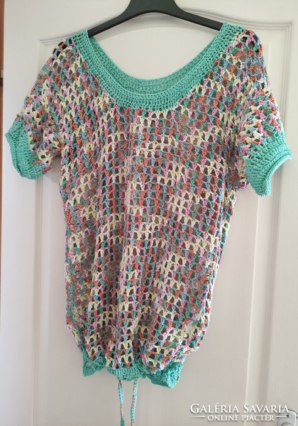 Hand crocheted summer top/tunic