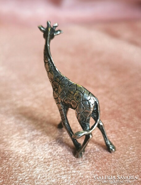 Silver miniature giraffe