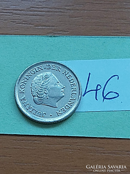 Netherlands 25 cents 1980 nickel, Queen Juliana 46