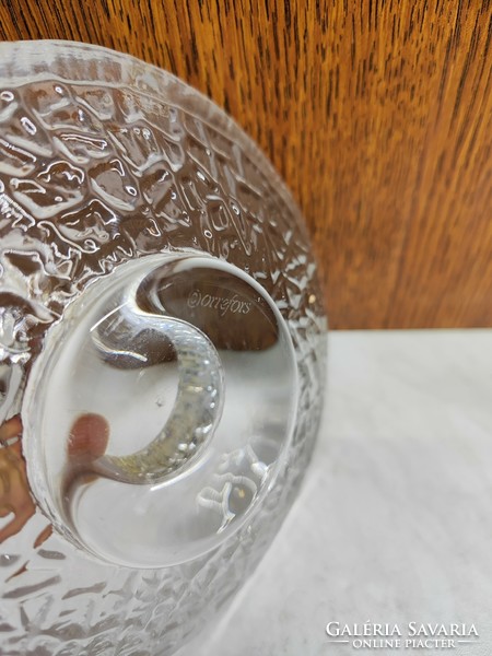 Swedish orrefors marked crystal candle holder