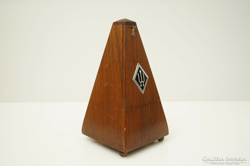 Mid century wittner metronome / retro old german / wooden / mechanical / works!