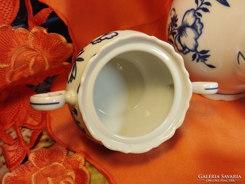 Gyönyörű MZ 6 személyes porcelán kávéskészlet