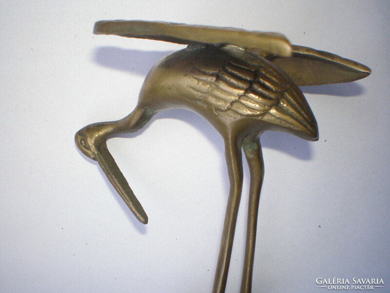 Brass bird 14 cm high