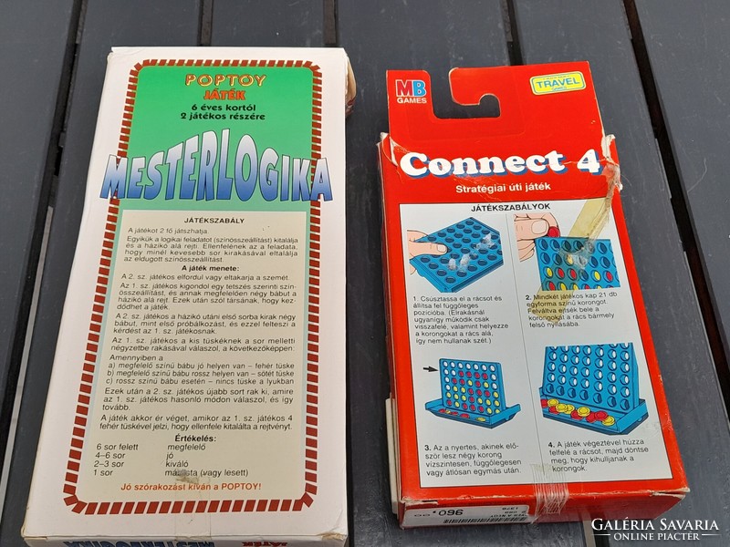 2 retro board games complete in one