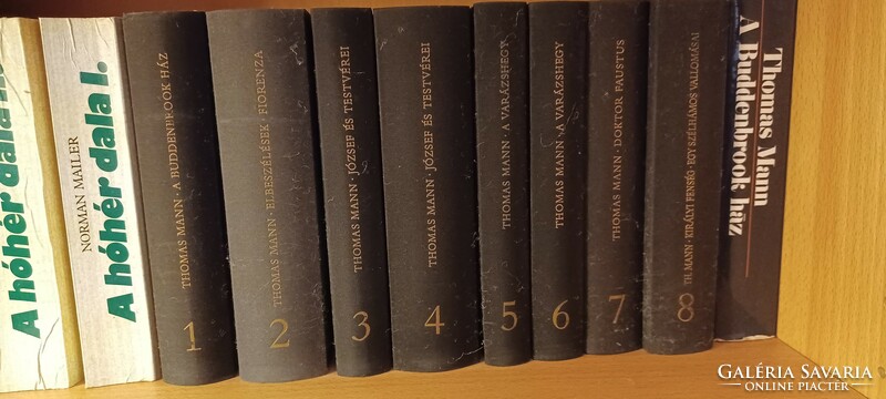 Thomas Mann művei 8+1 db