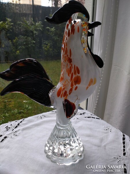 A giant Murano rooster from the 90s!