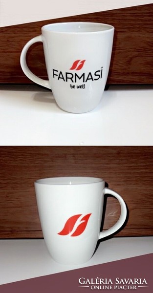 Quality luxury mug with Farmasi logo, 2.5 dl - new, unopened