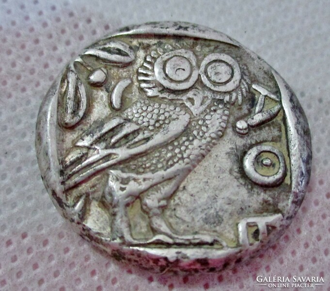 Athéni ezüst tetradrachma , pénz, érme ,Athén, Kr.e. 454-404.