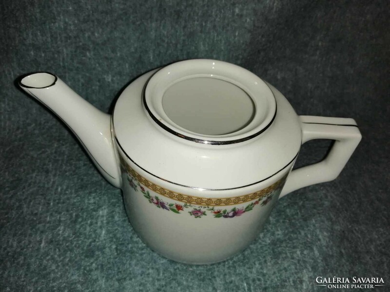 Antique Zsolnay porcelain spout, jug (a12)