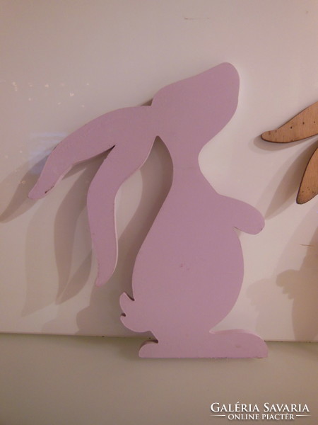 Easter - 2 pcs - bunny - wood - 20 x 13 cm - 19 x 15 cm - Austrian - flawless