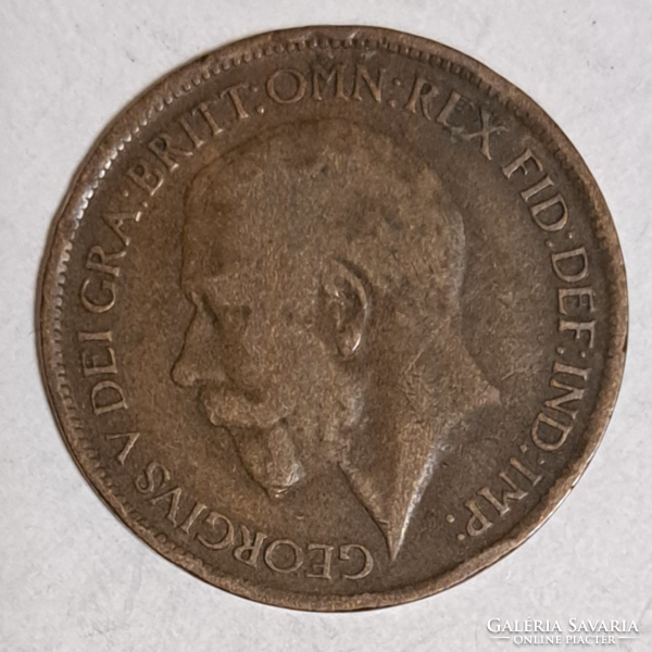 1919. Anglia V. György (1910-1936) 1 Penny (1559)