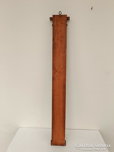 Antik fali higany csöves hőmérő barométer biedermeier francia felirattal 884 8560