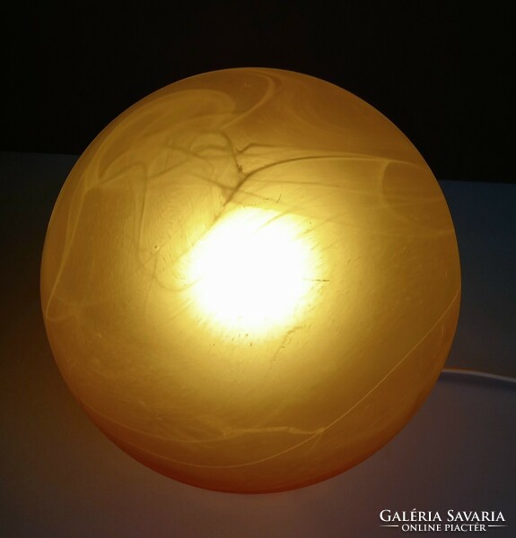 Huge glass sphere table lamp negotiable design