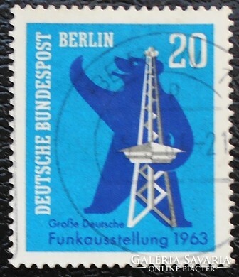 BB232p / Németország - Berlin 1963 Rádiókiállítás bélyeg pecsételt