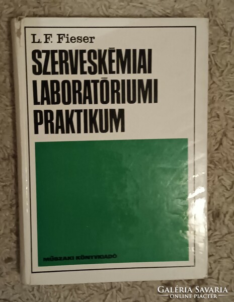 L.F. Fieser: organic chemistry laboratory practice.