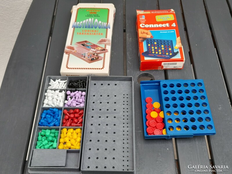 2 retro board games complete in one